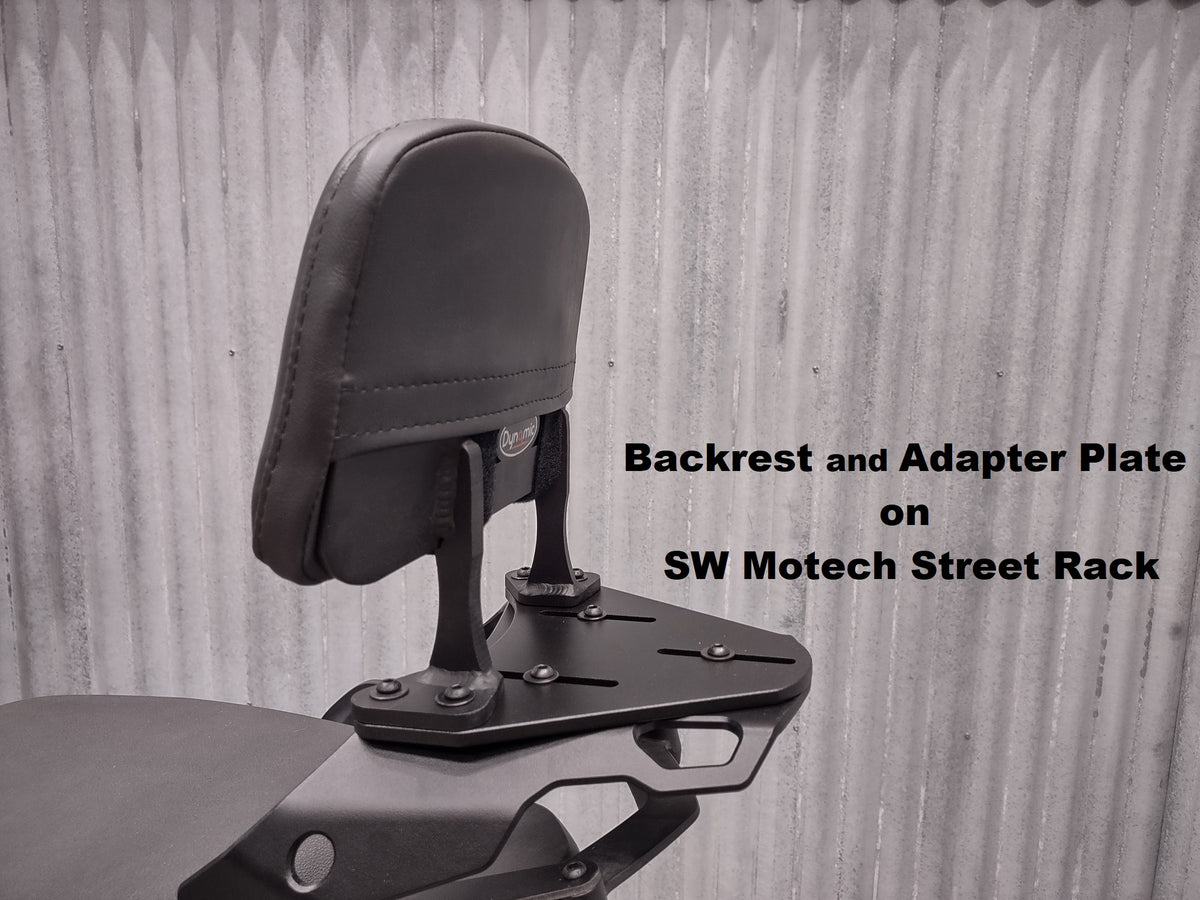 Backrest and Adapter Plate for the Kawasaki Z650/750/800/1000