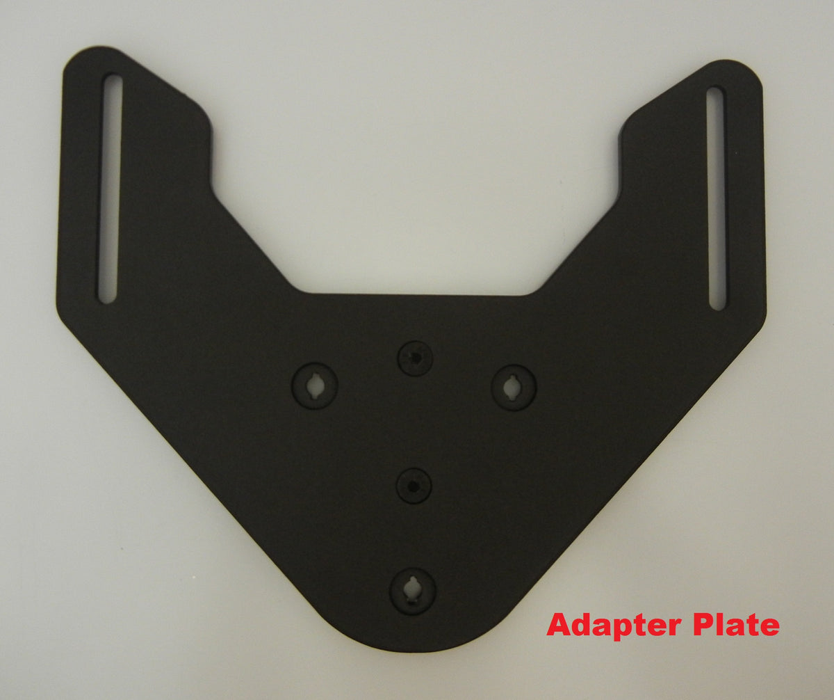 Backrest and Adapter Plate for attaching to SW MOTECH ALU-RACK