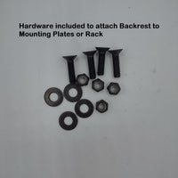 Backrest and Adapter Plate for attaching to SW MOTECH ALU-RACK