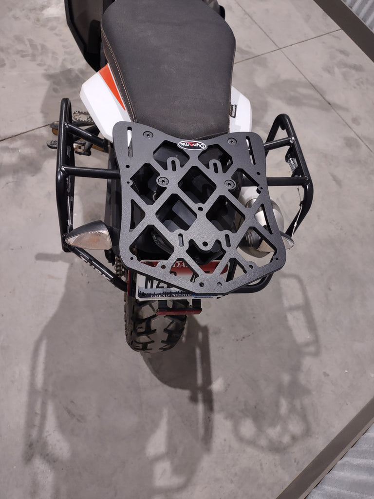 Motorcycle Rear Luggage Rack Black Aluminum Rear Luggage Carrier Bracket For 901 2021-2024