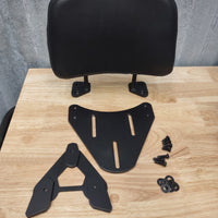 Backrest and SR Adapter Plate for attaching to SW MOTECH Street Rack