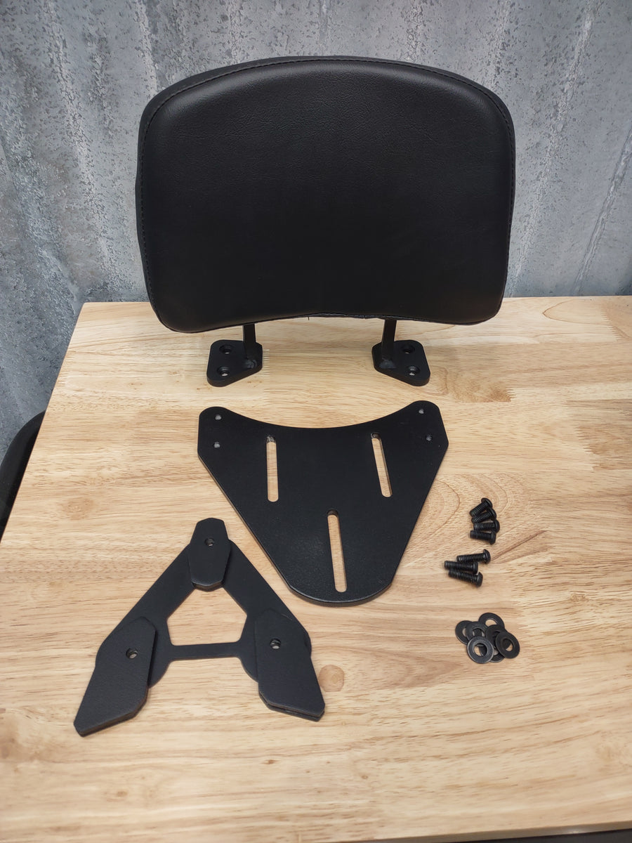 Backrest and SR Adapter Plate for attaching to SW MOTECH Street Rack ...