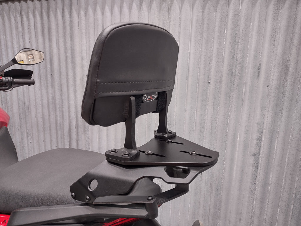 Backrest and SR Adapter Plate for attaching to SW MOTECH Street Rack ...