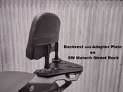 Rückenlehne und Adapterplatte SW1 passt yamaha xj6 / fj9 / xjr1200 / 1300