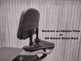 Rückenlehne und Adapterplatte SW2 passt Honda CB600F / 599