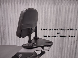 Backrest and SR Adapter Plates Fits BMW F 900 XR