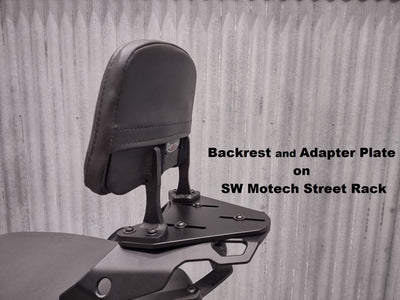 Backrest and SR Adapter Plates Fits Kawasaki Z650/750/800/ZR900/1000