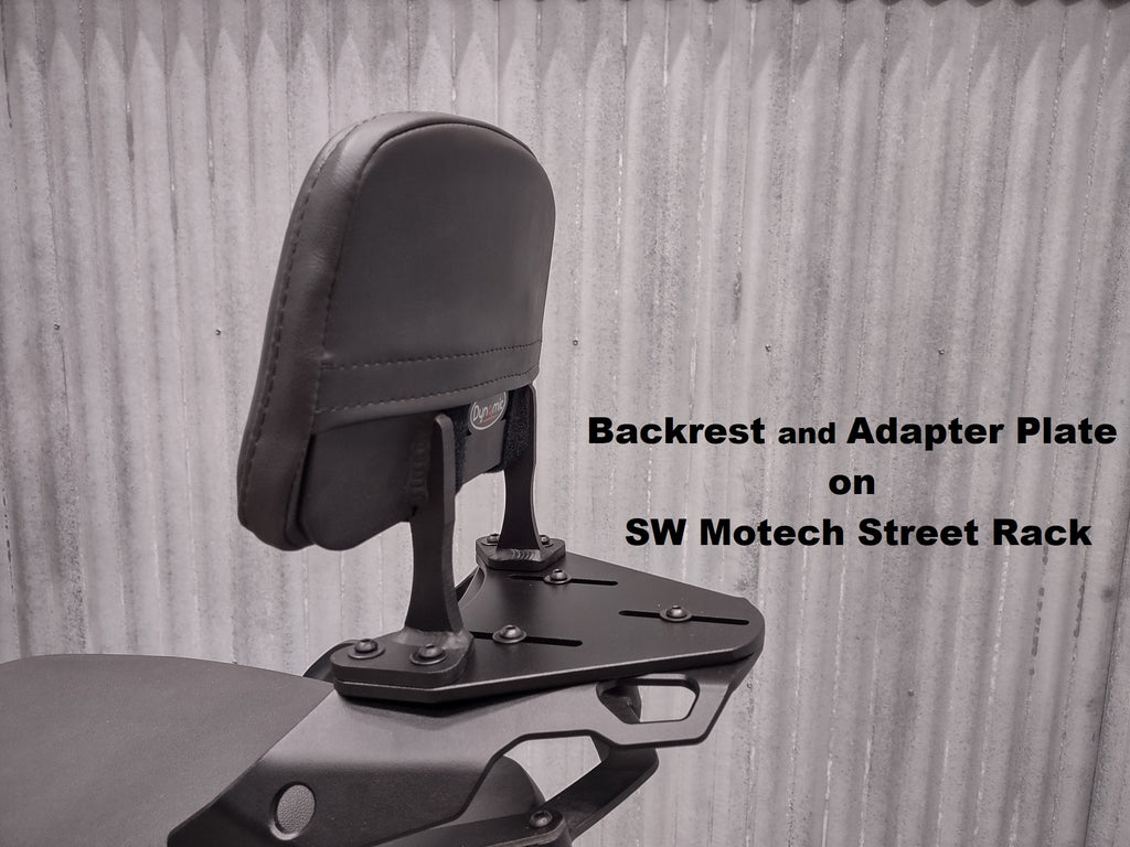 Backrest and SR Adapter Plates Fits HONDA CB/CBR 650F