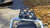 Lange rack past Triumph Tiger Explorer