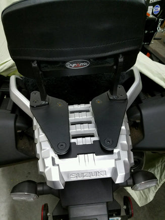 Mounting Plates to go with the Passenger Backrest for the Suzuki V-Strom  DL650 2017+. V-Strom DL 650 17+
