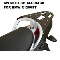 Backrest and Adapter Plate for attaching to SW MOTECH ALU-RACK for the BMW R1200ST . Back Rest
