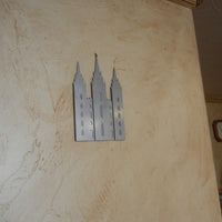 Salz-See-Tempel -small-Regal oder Wandmetallkunst
