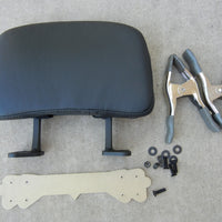 DIY Motorcycle Backrest Kit XP 8.5. Do It Yourself Backrest Install Kit. This kit is for if you already have a flat luggage rack made by another manufacturer (or home made) and you don't mind drilling holes in it to attach a Backrest