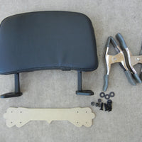DIY Motorcycle Passenger Backrest KitDo It Yourself Backrest Install Kit. This kit is for if you already have a flat luggage rack made by another manufacturer (or home made) and you don't mind drilling holes in it to attach a Backrest