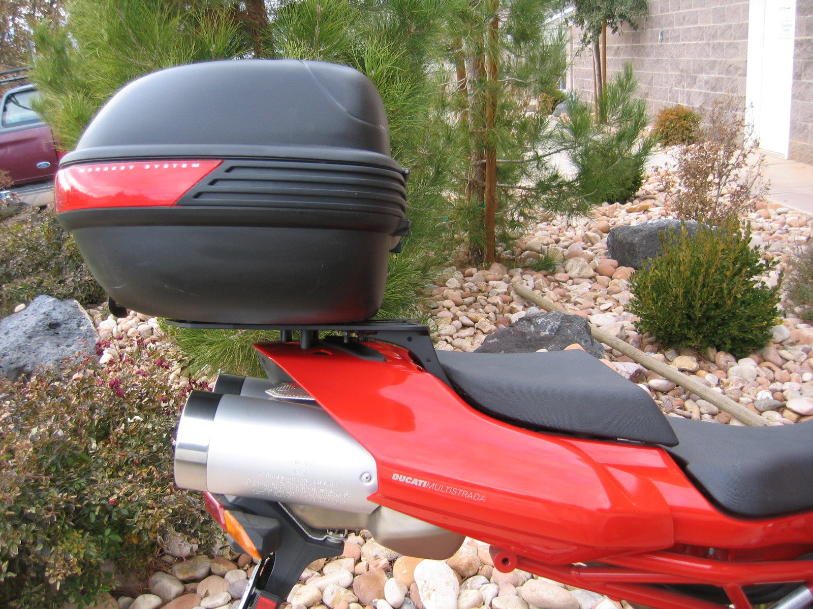 Long Luggage Rack Topcase Mount for Ducati Multistrada 620 1000 & 1100 ...