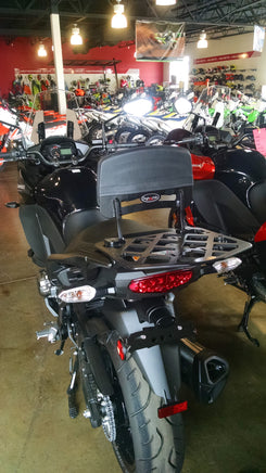 Long Luggage Rack Topcase Mount for the Kawasaki Versys KLZ1000'12-'17. KLZ 1000 '12-'17