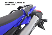 Rugleuning en adapterplaat SW2 Past Yamaha XT660