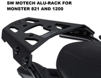 Backrest and Adapter Plate for the Ducati Monster 821 and 1200