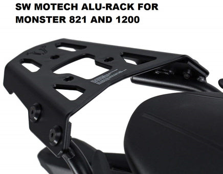 Backrest and Adapter Plate for the Ducati Monster 821 and 1200
